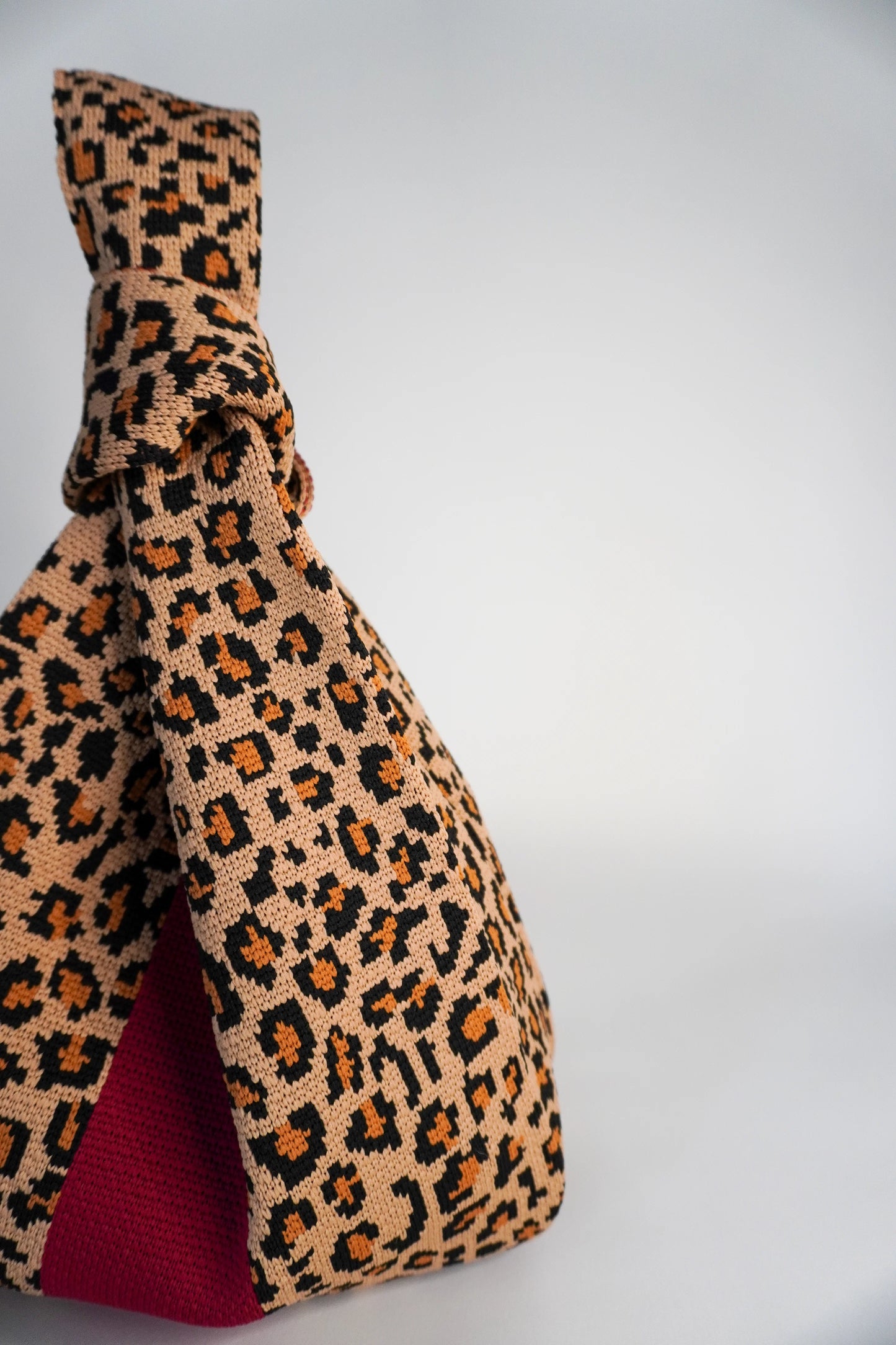 Wild One Print Top Knot Machine Washable Bag Medium - Leopard Multi