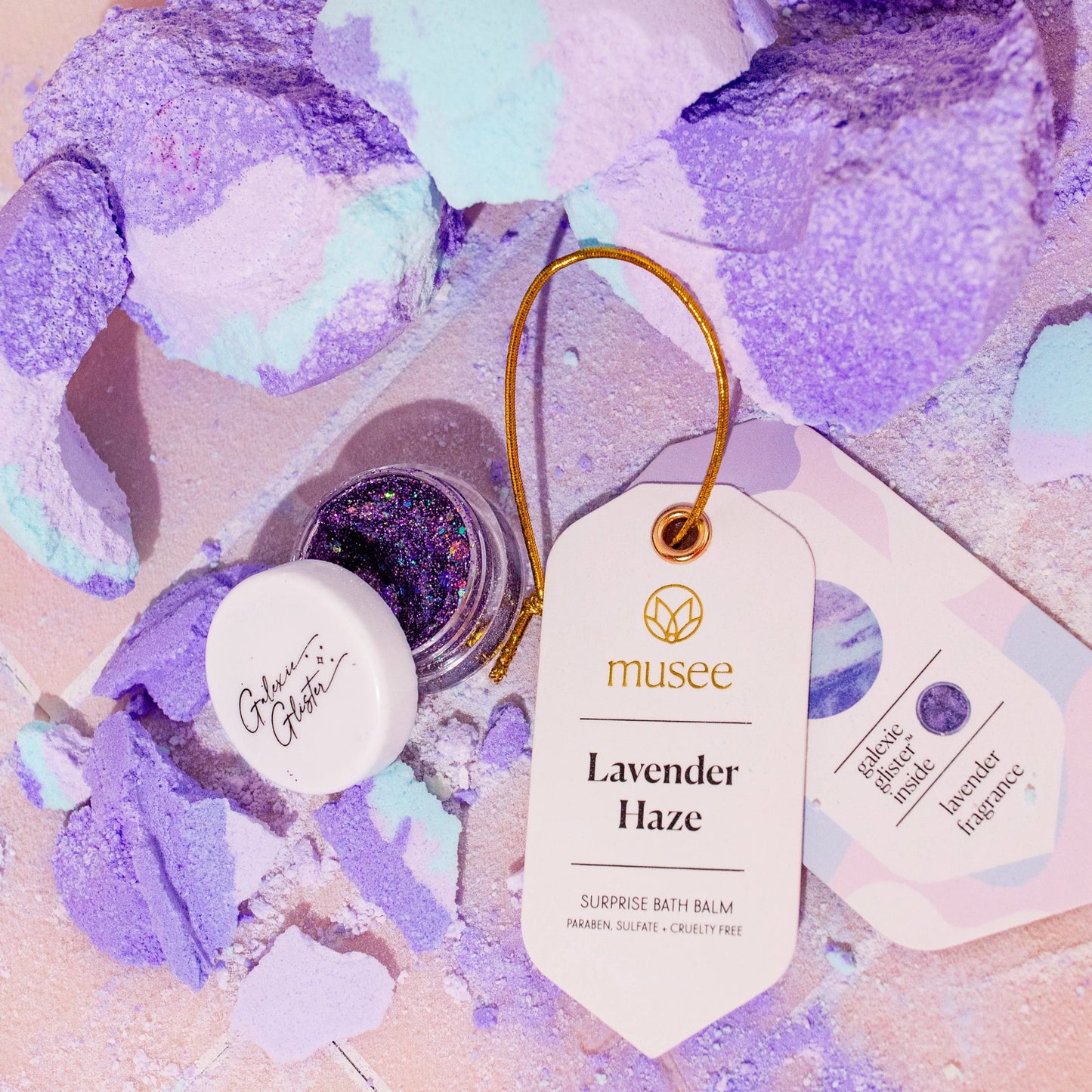 Lavender Haze Luxe Bath Bomb with Surprise Inside