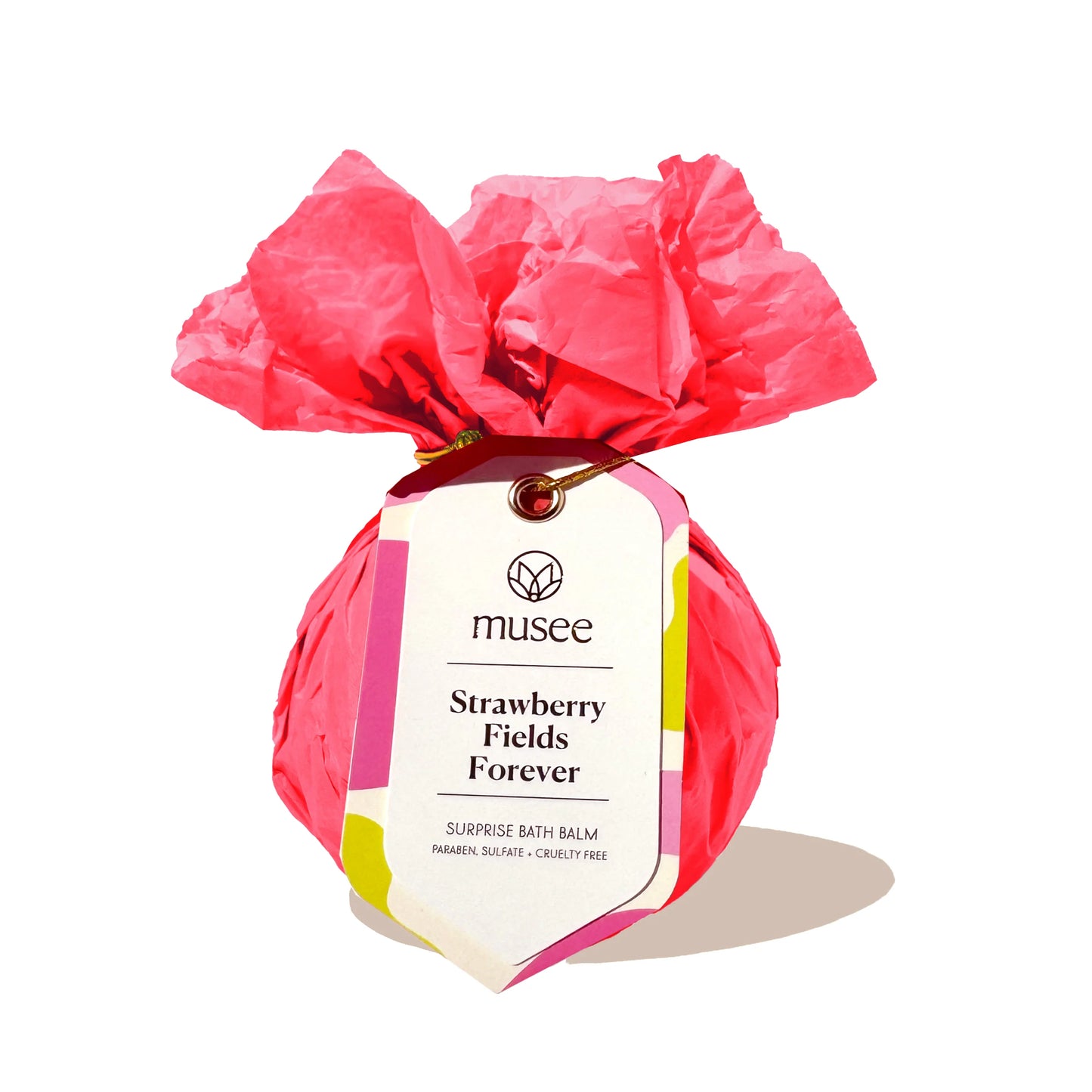 Strawberry Fields Forever Luxe Bath Bomb with Surprise Inside