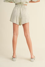 Load image into Gallery viewer, Anais Double Gauze Relaxed High Waisted Shorts - Washed Stone

