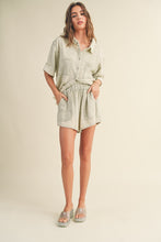 Load image into Gallery viewer, Anais Double Gauze Relaxed High Waisted Shorts - Washed Stone
