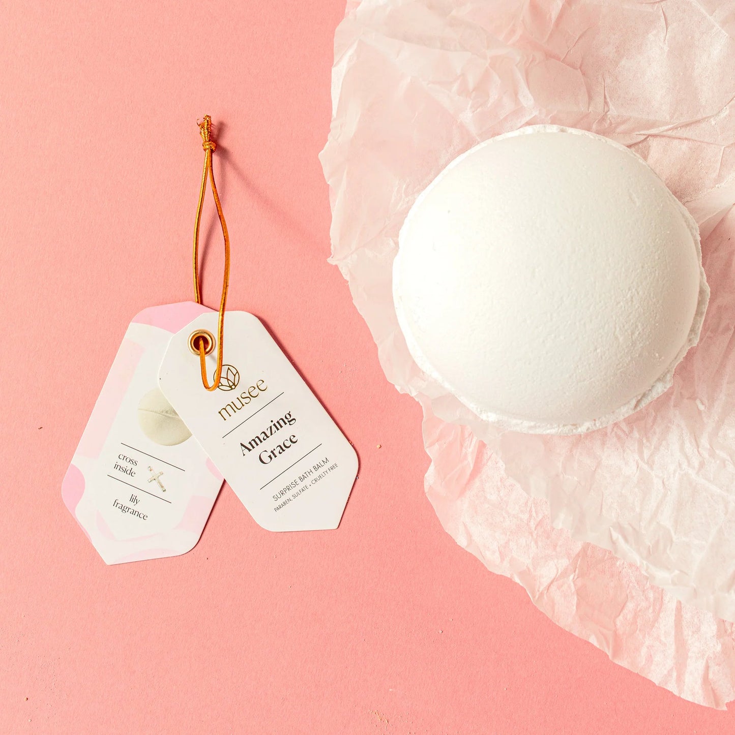 Amazing Grace Lilly of the Valley Luxe Bath Bomb with Surprise Inside