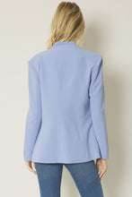 Load image into Gallery viewer, Adriana Classic Solid Blazer - Powder Blue
