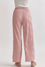 Load image into Gallery viewer, Caroline Wave Textured Drawstring Pants - Blush Pink

