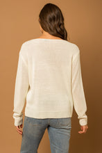 Load image into Gallery viewer, Sea Salt Sun Long Sleeve Lightweight Sweater Pullover - White
