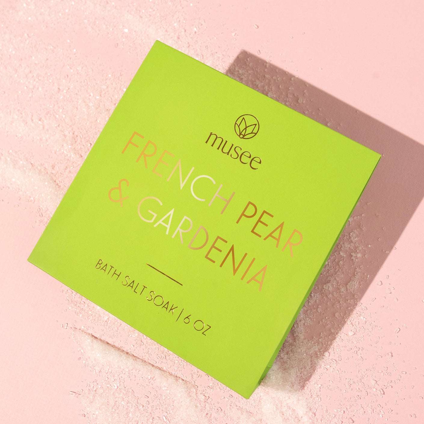 French Pear and Gardenia Mini Bath Salt Soak