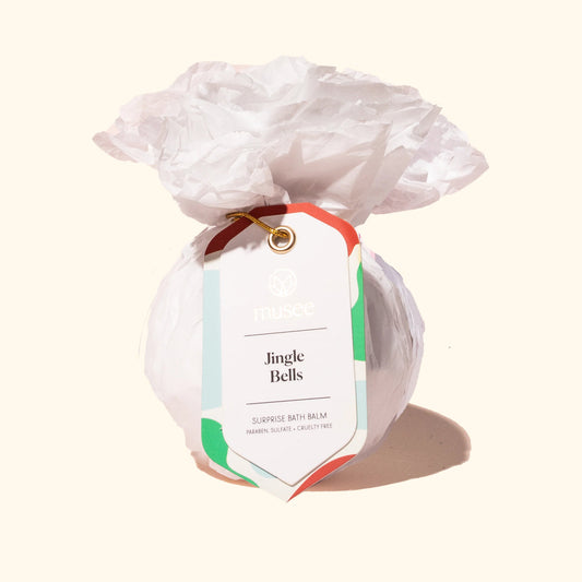 Jingle Bells Luxe Peppermint Holiday Bath Bomb with Surprise Inside