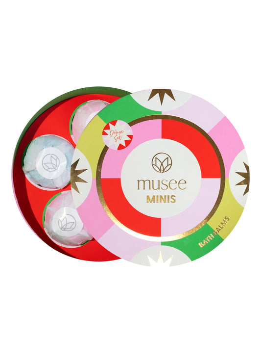 Musee Minis Holiday Luxe Bath Bomb Gift Set