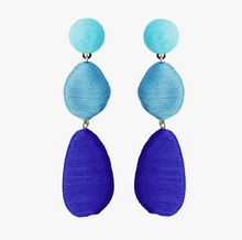 Load image into Gallery viewer, Lido Ombre Drop Earrings - Blue Multi
