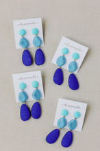 Load image into Gallery viewer, Lido Ombre Drop Earrings - Blue Multi

