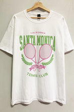 Load image into Gallery viewer, Santa Monica Tennis Club Oversized Short Sleeve Tee - White
