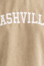 Load image into Gallery viewer, Nashville Washed Corduroy Oversized Sweatshirt Pullover - Light Sage
