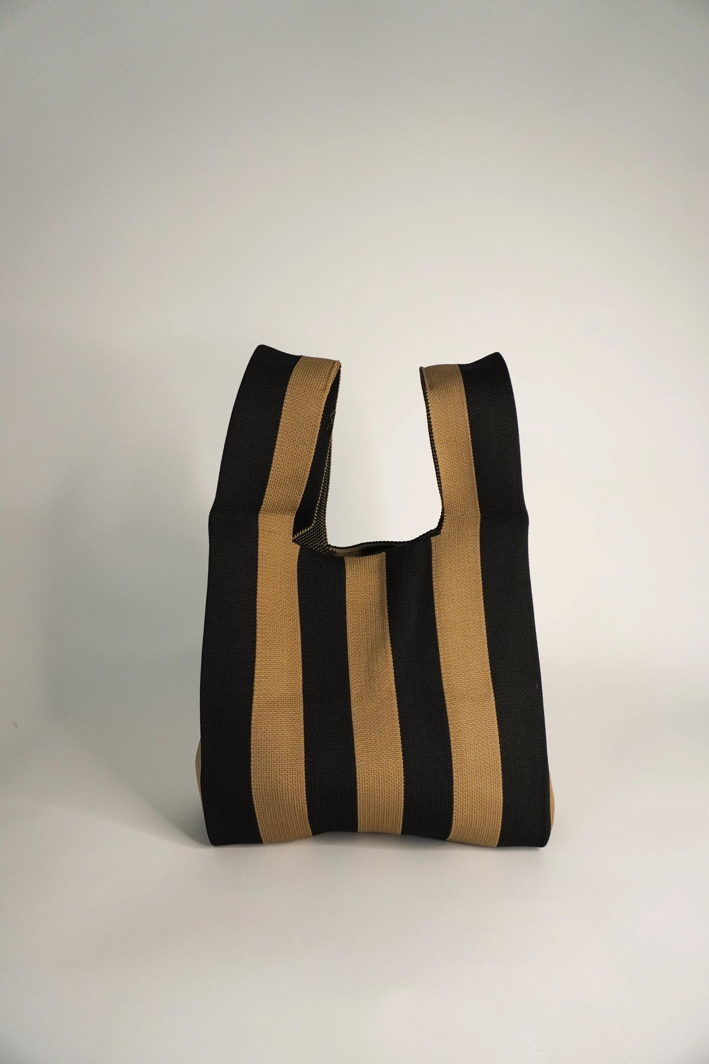 The Original Stripe Top Knot Machine Washable Bag Small - Brown Multi