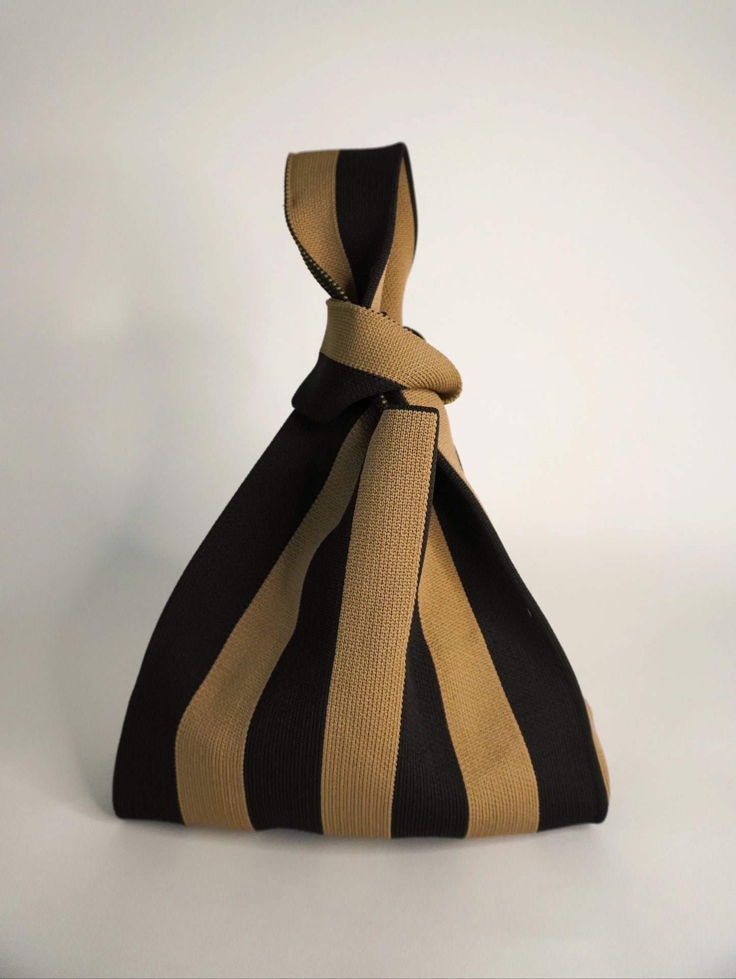 The Original Stripe Top Knot Machine Washable Bag Small - Brown Multi