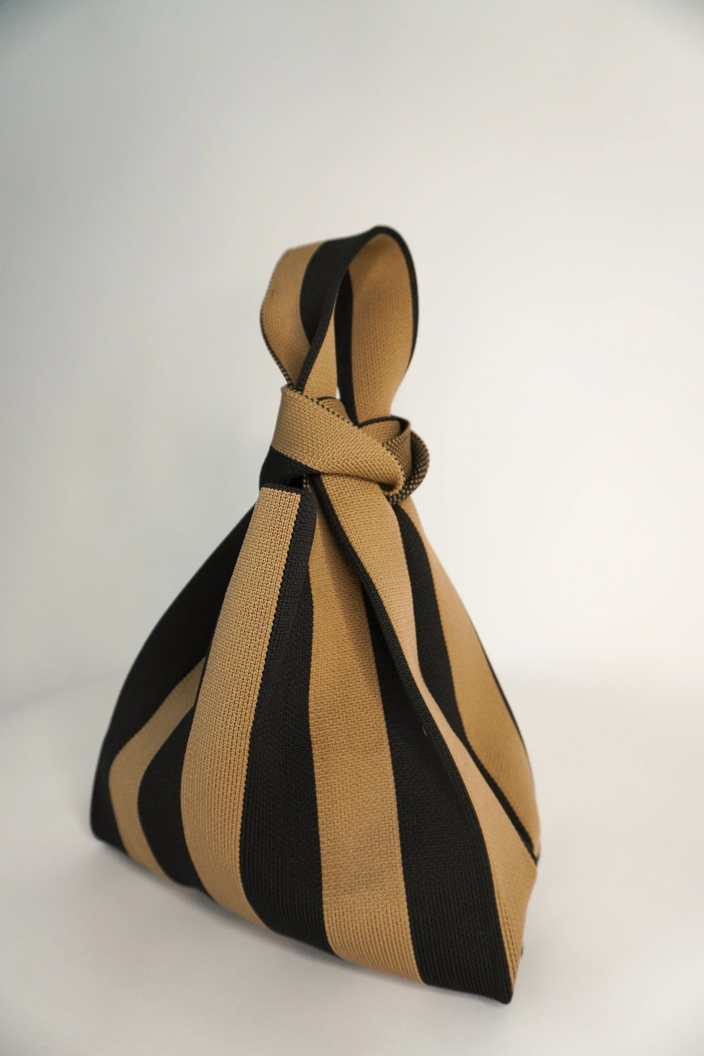 The Original Stripe Top Knot Machine Washable Bag Small - Brown Multi
