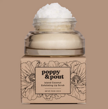 Load image into Gallery viewer, Island Coconut Lip Scrub, Poppy &amp; Pout
