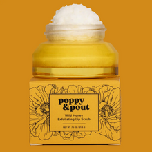 Load image into Gallery viewer, Wild Honey Lip Scrub, Poppy &amp; Pout
