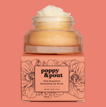 Load image into Gallery viewer, Pink Grapefruit Lip Scrub, Poppy &amp; Pout
