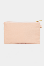 Load image into Gallery viewer, Vacay Sunburst Print Seed Beaded Coin Pouch - Pink Multi
