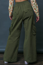Load image into Gallery viewer, Beatrix High Waisted Wide Leg Cargo Pants - Olive
