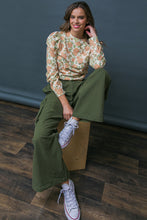 Load image into Gallery viewer, Beatrix High Waisted Wide Leg Cargo Pants - Olive
