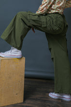 Load image into Gallery viewer, Beatrix High Waisted Wide Leg Cargo Pants - Olive
