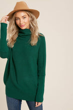 Load image into Gallery viewer, Chloe Long Sleeve Dolman Pullover Sweater - Emerald Green
