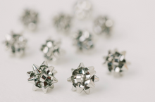 Load image into Gallery viewer, Christmas Bow Earrings - Silver
