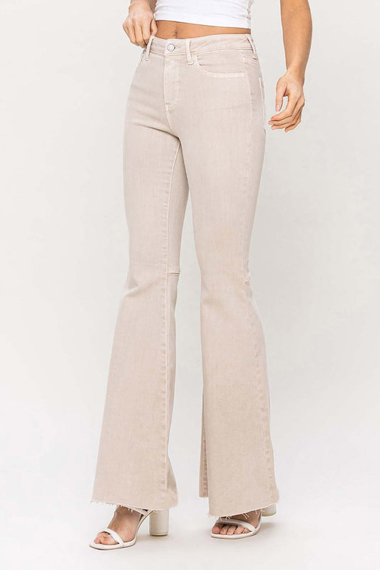 zSALE Bella High Rise Super Flare Comfort Stretch Denim Pants - Foolproof
