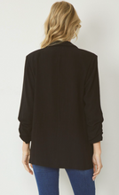 Load image into Gallery viewer, Classic Essential Solid Lightweight Blazer Jacket - Black

