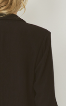 Load image into Gallery viewer, Classic Essential Solid Lightweight Blazer Jacket - Black
