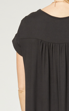 Load image into Gallery viewer, Cove Jersey Knit V-Relaxed Fit T-Shirt Maxi Dress - Black
