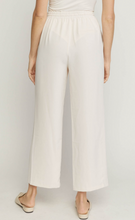 Load image into Gallery viewer, zSALE Sailor High Waisted Wide Leg Drawstring Trouser Pant - Ecru
