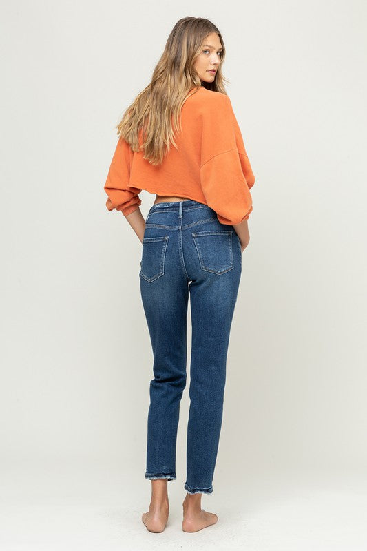Erika Mom Jean Comfort Stretch Denim Pant