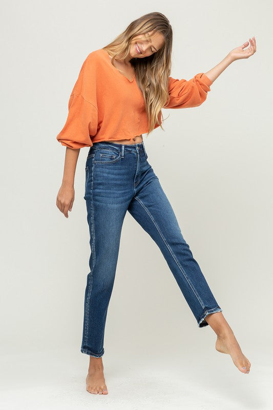 Erika Mom Jean Comfort Stretch Denim Pant