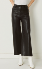 Load image into Gallery viewer, Etta High Waisted Faux Leather Wide Leg Pant
