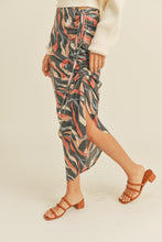 Load image into Gallery viewer, zSALE Wednesday Geometric Printed Ruched Tie Skirt - Blush Multi
