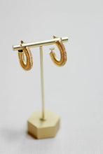 Load image into Gallery viewer, Gold Coil Hoop Earrings
