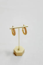 Load image into Gallery viewer, Gold Coil Hoop Earrings
