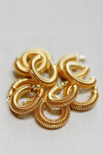 Load image into Gallery viewer, Gold Coil Hoop Earrings

