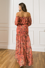 Load image into Gallery viewer, zSALE Harlow Printed Off the Shoulder Maxi Dress
