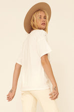 Load image into Gallery viewer, zSALE Live In The Moment Vintage Distressed Graphic Tee - Cream Multi
