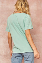 Load image into Gallery viewer, zSALE Super Mama Mineral Washed Vintage Graphic Short Sleeve Tee - Sage
