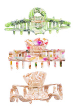Load image into Gallery viewer, Tropical Brights Multi-Color Hair Claw Clip Set
